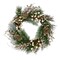 Northlight Acorn and Pine Cone Flocked Pine Needle Artificial Christmas Wreath - 22" - Unlit